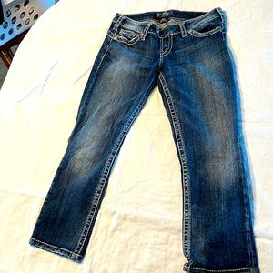 COPY - W28 Silver Jeans Capris